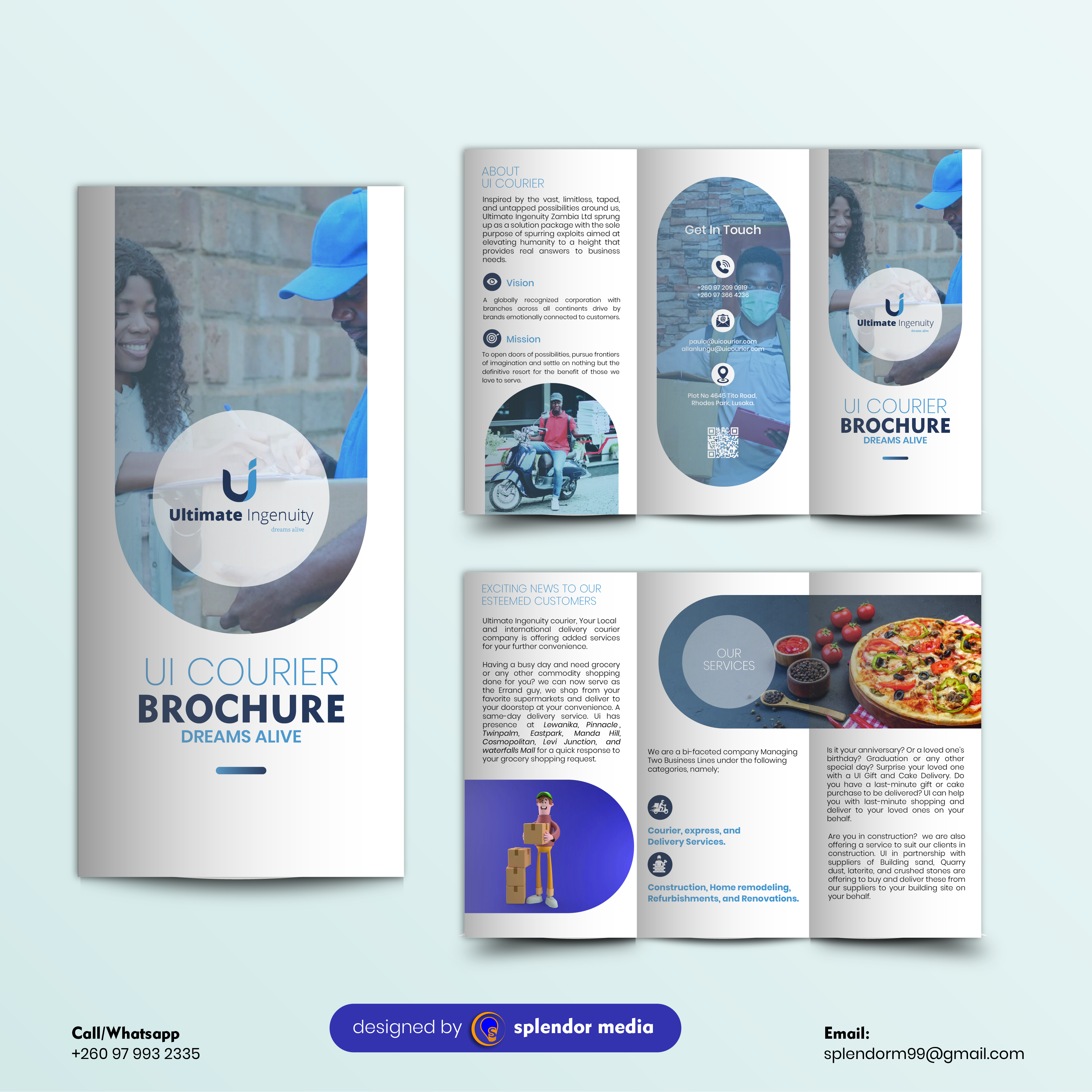 UI Courier services brochure