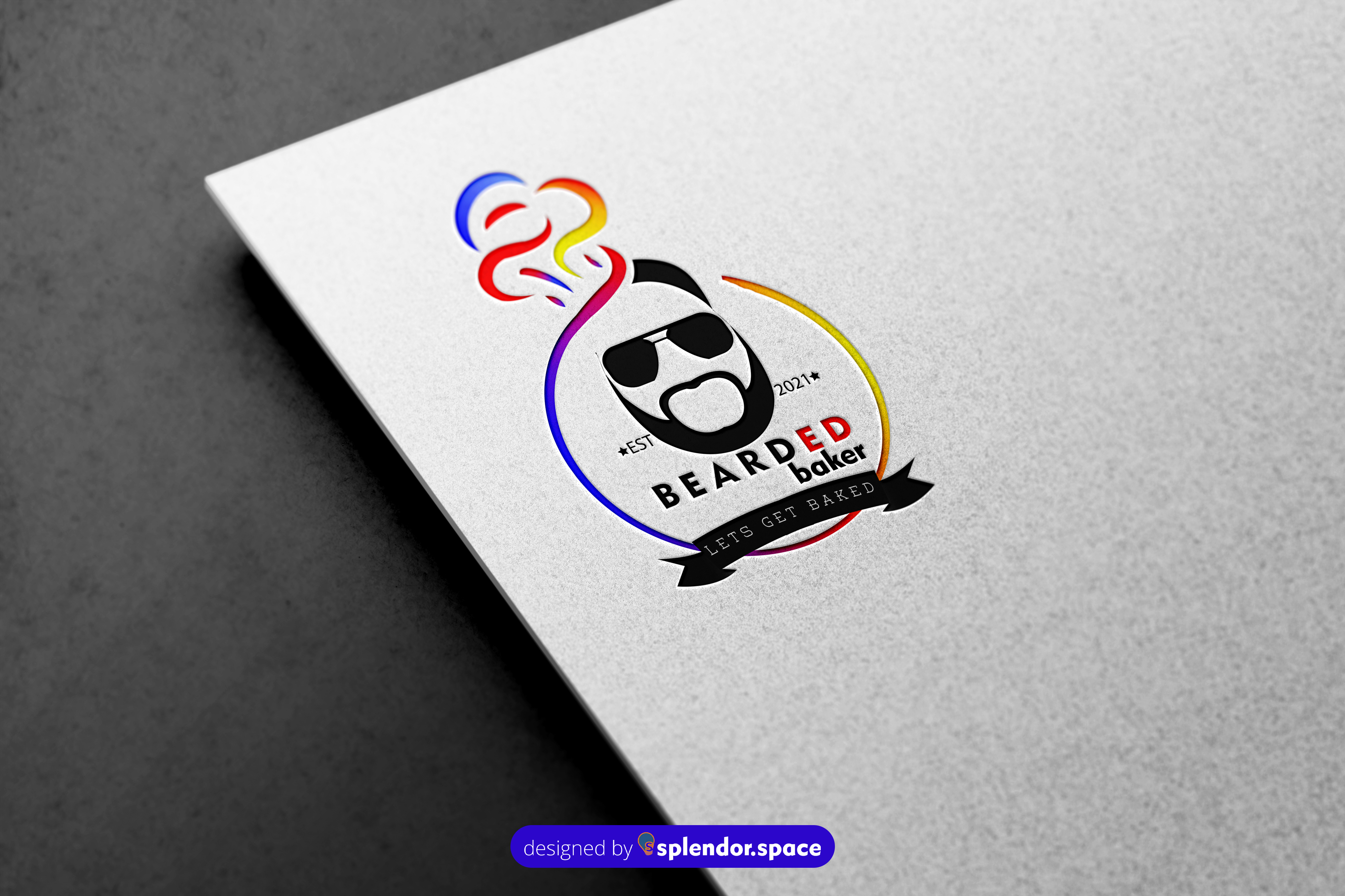 Bearded brand logo design