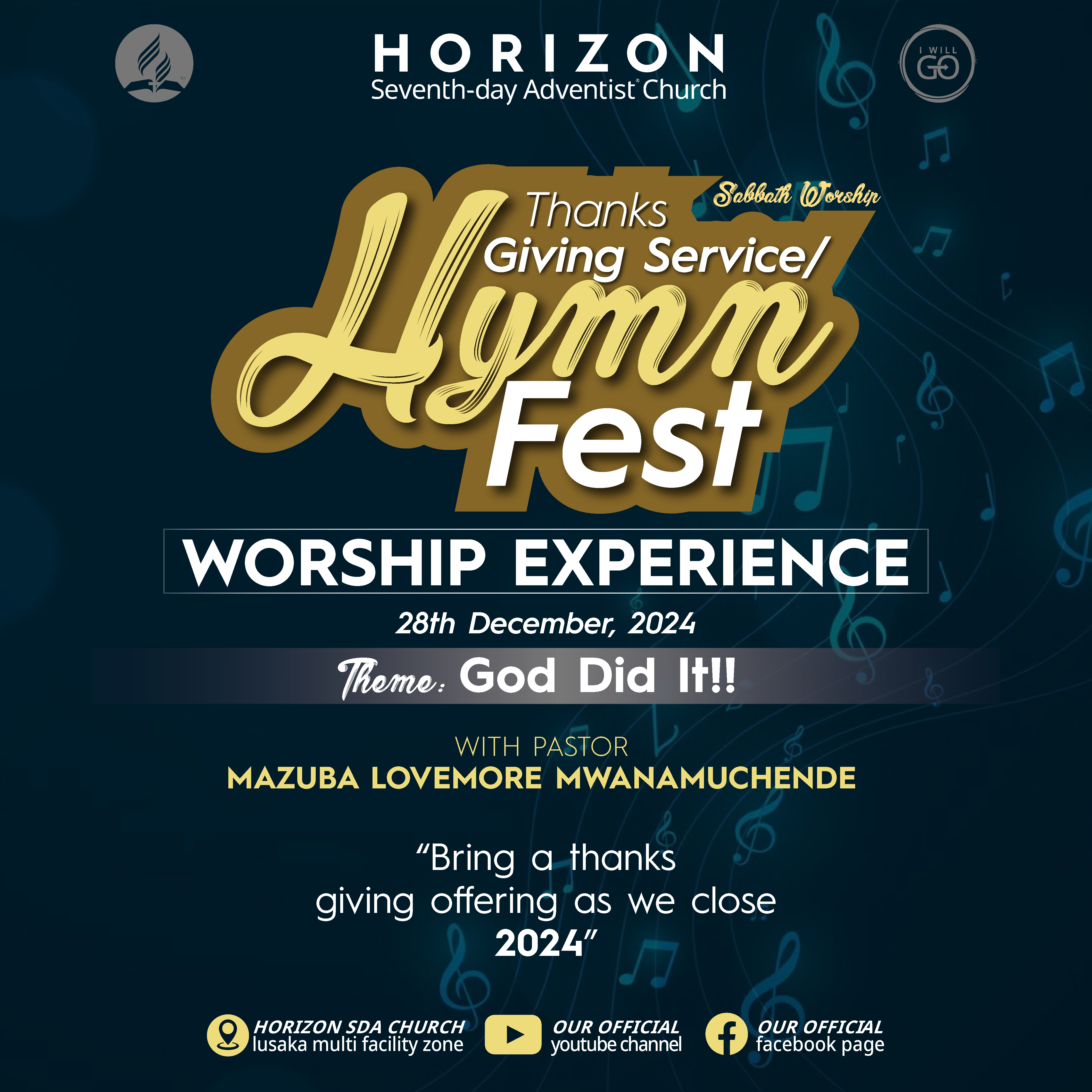 Thanksgiving celebration poster