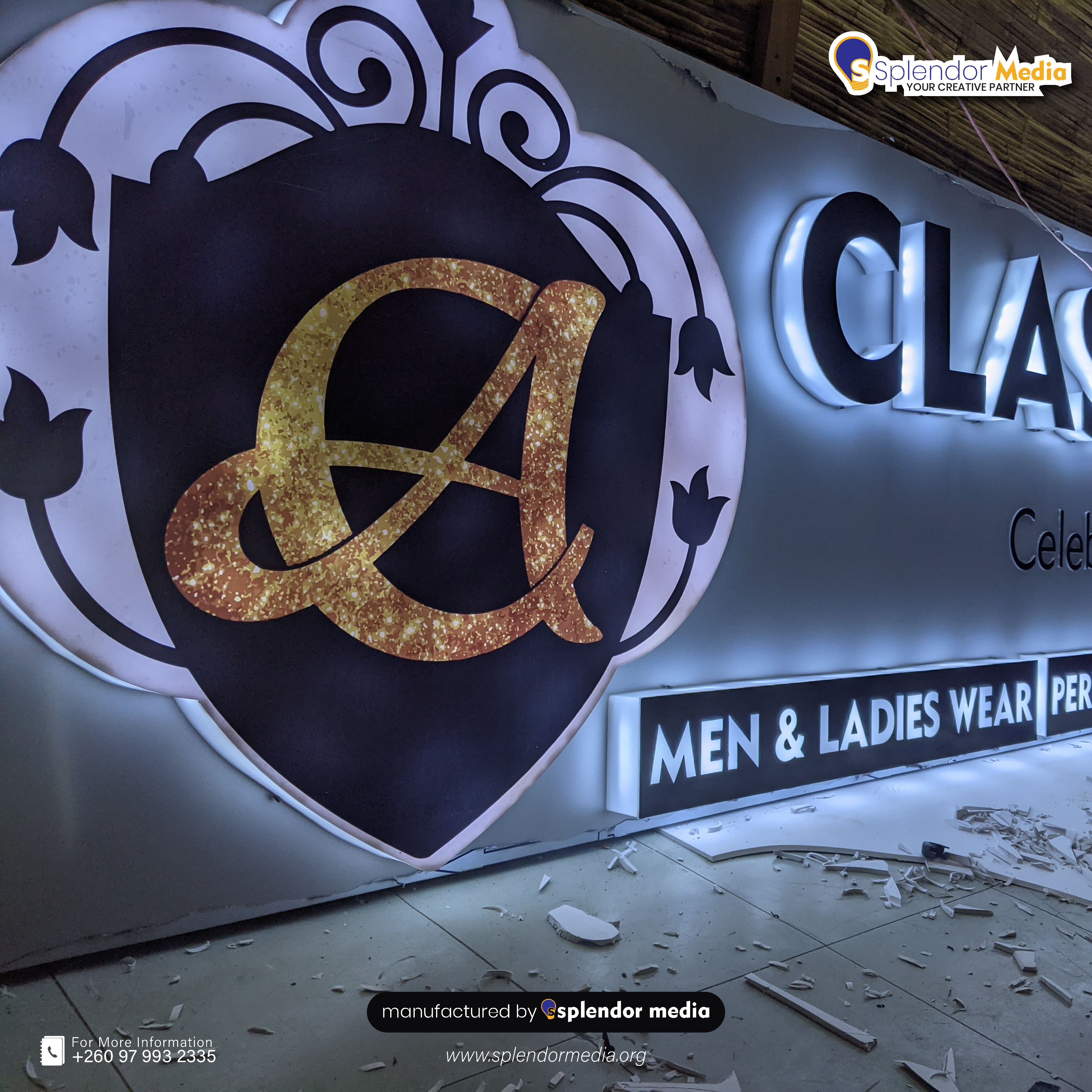 Classic Attire signage